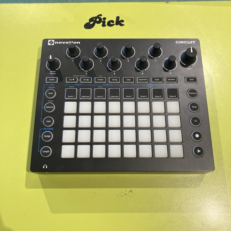 NOVATION CIRCUIT GROOVE BOX DRUM MACHINE USATO – PickMusicShop