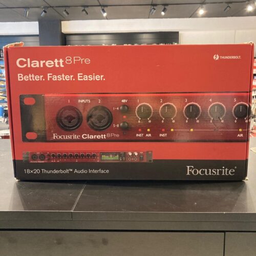FOCUSRITE CLARETT 8 PRE THUNDERBOLT SCHEDA AUDIO 8 CANALI USATO